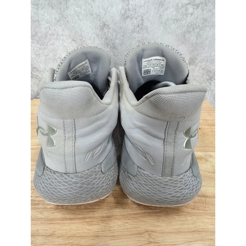 Under Armour HOVR Havoc 3 Basketball Shoes Mens 10.5 Steel Mod Gray Sneakers